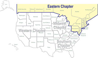 Eastern Chapter Map
